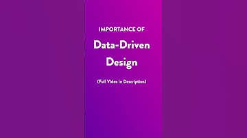 Importance of Data-driven Design #shorts