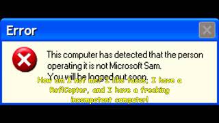 Funny Windows XP Errors: Full of Crap