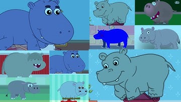 Hickory Dickory Dock ⏰ Hippo | Color Inversion & Visual Effects Showcase