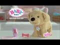 Zapf creation baby born train andy dog commercial new