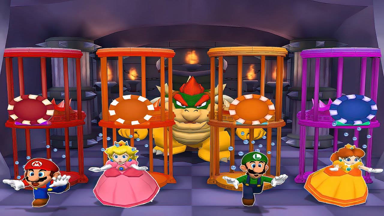 Mario Party Gamecube - Top 100 Best Minigames Play As Mario