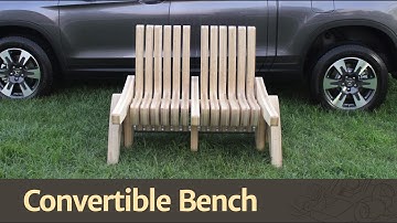 Convertible Sitting Bench Made With Plywood!