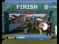 Maryna Damantsevich wins the Women's Ultra race in a fine finish. Well done! #TwoOceans201