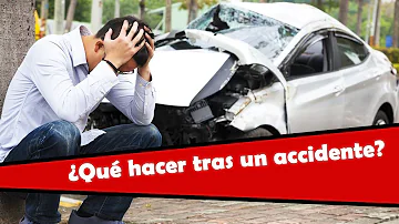 ¿Qué no se debe decir tras un accidente de tráfico?