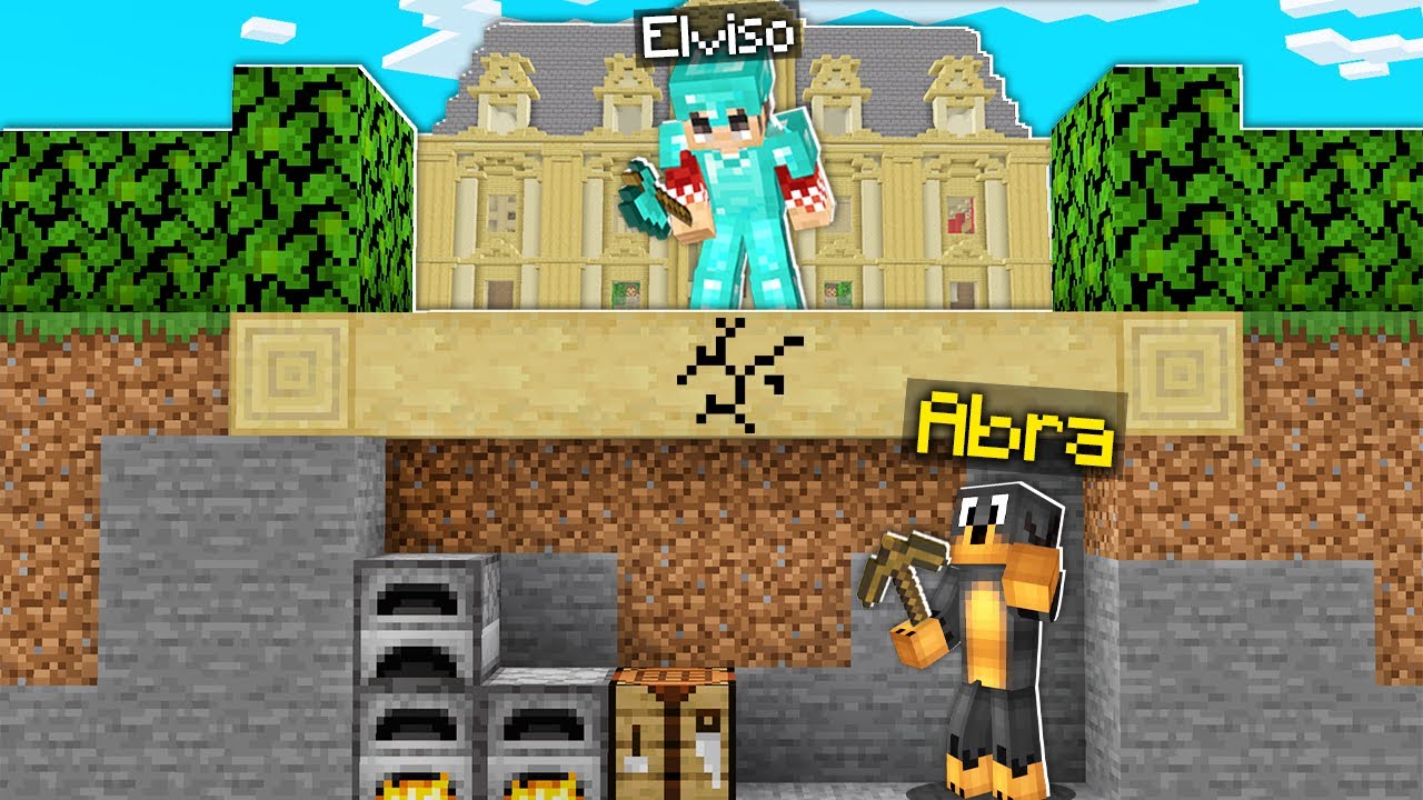 POJEDYNEK ABRA vs ELVISO o VILLĘ AGENTIXA w Minecraft! 😰
