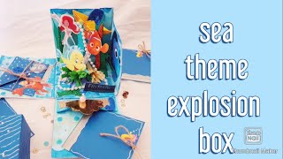 Sea theme explosion box/ variety explosion box/diy / gift ideas
