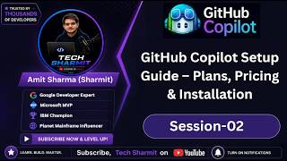 GitHub Copilot Setup Guide – Plans, Pricing &amp; Installation | github copilot tutorial (Ep-02)