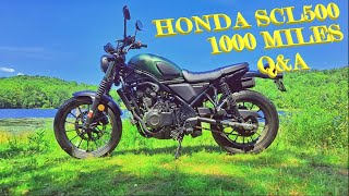 2023 Honda SCL500 Scrambler 1000+ Mile Review  Your Questions Answered!
