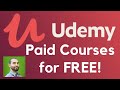 Get Paid Udemy Courses for Free - Lifetime Access