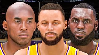 I Put Kobe, Curry ,& Lebron on Same Team