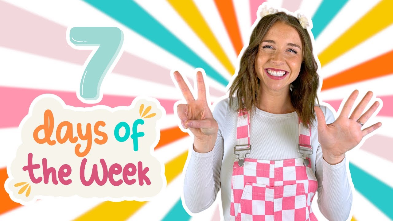 7 Days Of The Week With Ms Ash | Learn The Days Of The Week For ...