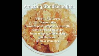 foodietech Facts about Gond Gond Nutrition facts And Health benefits Benefits of Gond