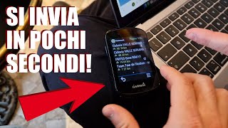 Come PASSARE una TRACCIA KOMOOT al GARMIN in Pochi Semplici PASSAGGI
