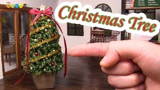 DIY Miniature Christmas Tree　ミニチュアクリスマスツリー作り