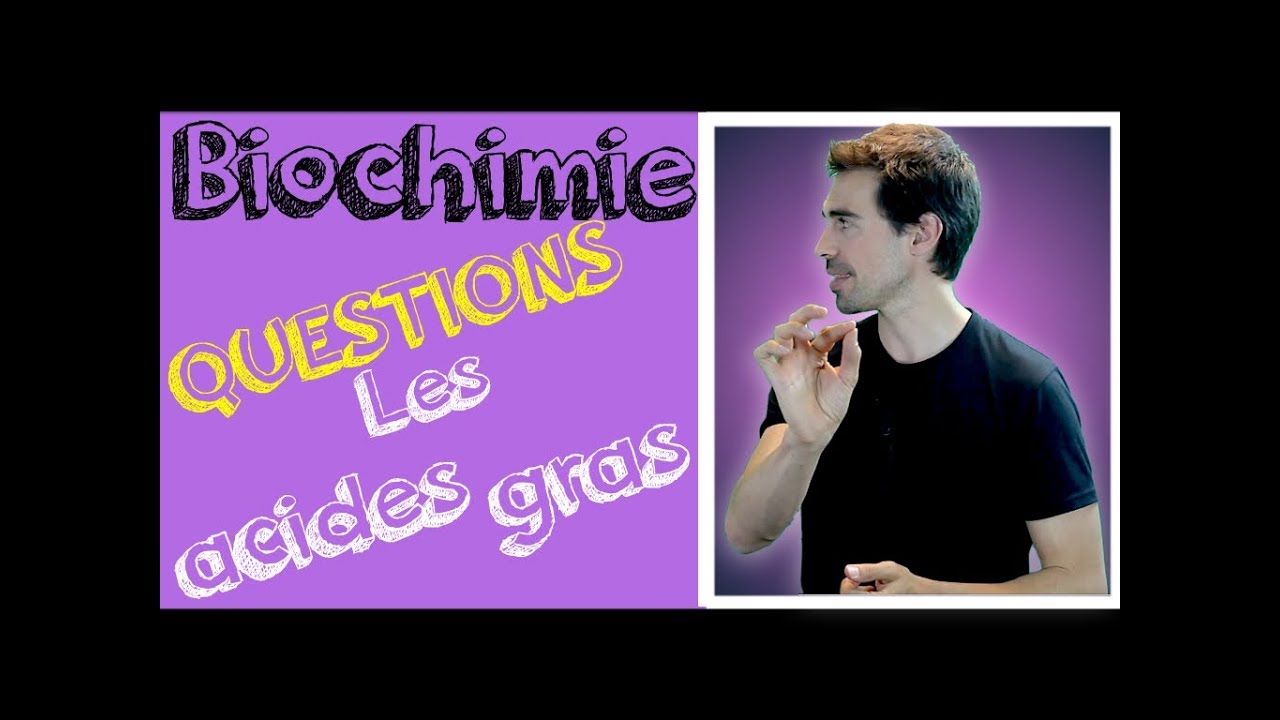 Miniature de la vidéo : Cours de biochimie: Nomenclature des acides gras