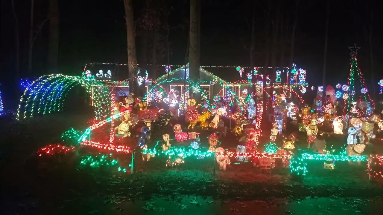 2022 Christmas lights, Raleigh YouTube