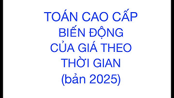 Biến động của giá theo thời gian