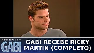 De Frente com Gabi - Ricky Martin (22/03/1998) | SBT Vídeos