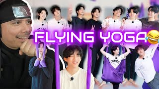 BTS FLYING YOGA IS HILARIOUS! | Run BTS! 2022 Special Episode - Fly BTS Fly REACTION