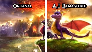 The Legend Of Spyro Trillogy - Le Screens Ai Restoration