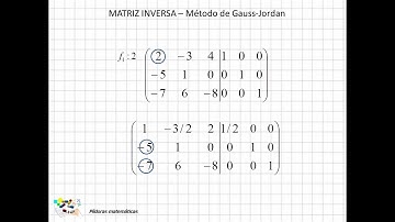 17 Matriz inversa - Gauss Jordan