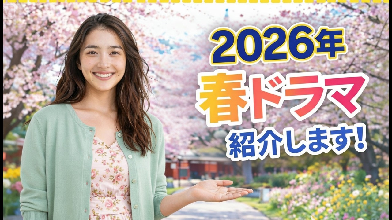 2026年 ＃春ドラマ 紹介します
