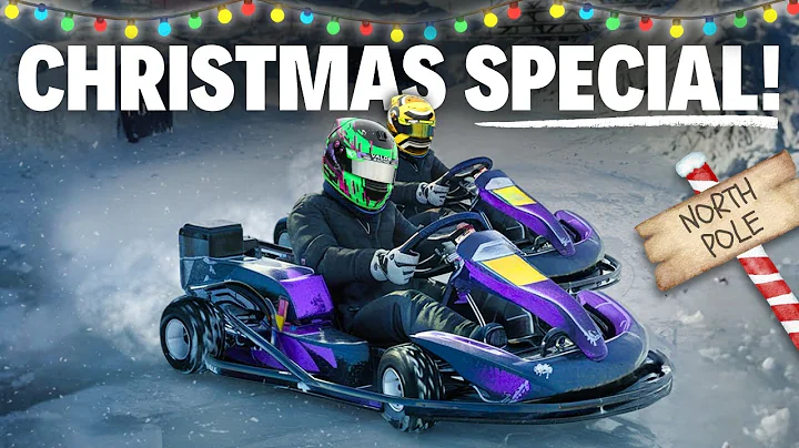 We RACED Go-Karts at Santa's Village!