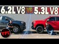 Do You Really Need The BIG V8? 2020 Chevy Silverado 5.3 vs 6.2 0-60 MPH Shootout!