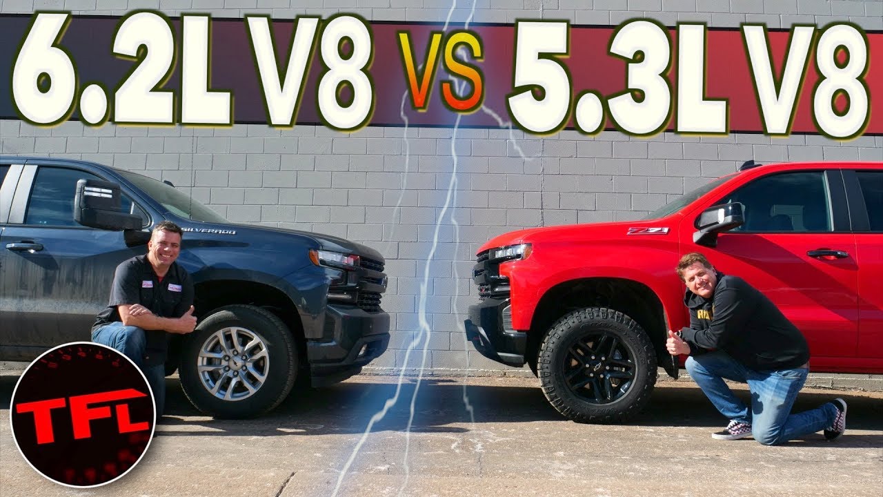 Do You Really Need The Big V8? 2020 Chevy Silverado 5.3 Vs 6.2 0-60 Mph Shootout!