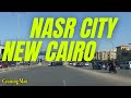 Nasr city  new cairo  driving in egypt  cairo drive  driving in cairo    
