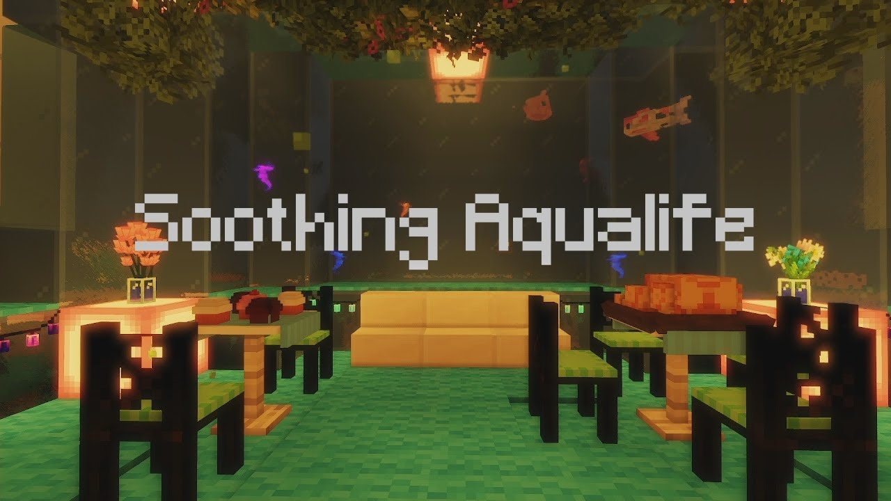 Minecraft -  Relaxing Underwater Aquarium | Music & Ambiance | Sleep, Study & Relax |