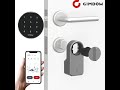 GIMDOW SMART LOCK - Make Your Current Lock Smarter by Simply Sticking (No Dismantling Required)