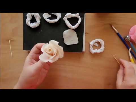  Flexible Sugar flowers paste - How to make  Simple recipe.