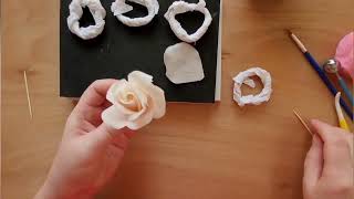 📍 Flexible Sugar flowers paste - How to make ♡ Simple recipe.