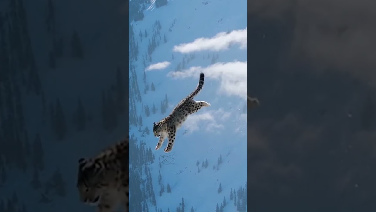 RACE AGAINST GRAVITY! 🏔️ Snow Leopard vs Ibex Cliff Chase | Beast X 