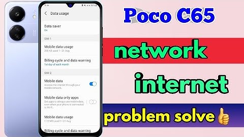 poco c65 network problem, poco c65 network settings, poco c65 network reset