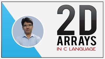 2D arrays| 2D array in C | Declaration of 2D array