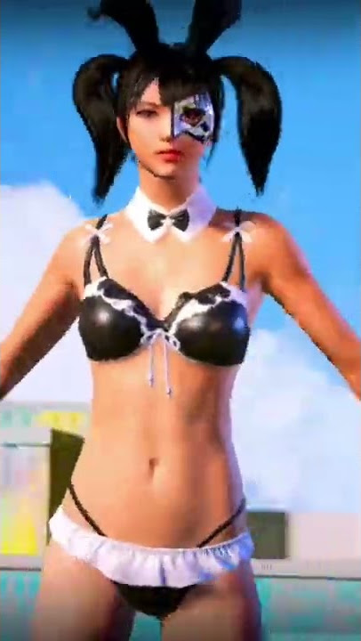 Sexy bunny swim suit black 🫦 Bilionera 🥵 #shorts #trending #pubg #bgmi
