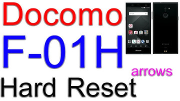 Docomo F01F  Hard Reset arrows