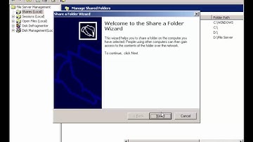 Lecture 33 - File Server MCSE 2003