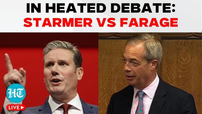 UK LIVE: Sparks Fly In UK Parliament As Keir Starmer And Nigel Farage Clash  Over 'Two-Tier' Britain