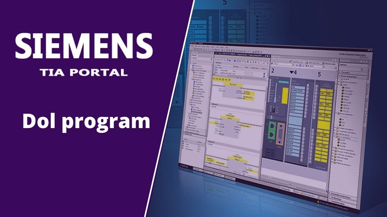 DOL Program in TIA Portal | TIA portal programming - YouTube