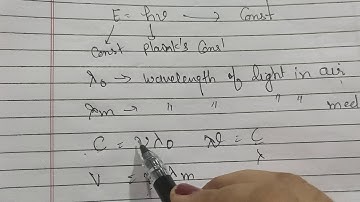 why does wavelength changes when light goes from air to any medium