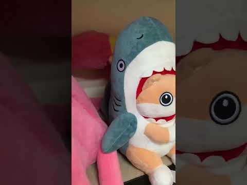 Мягкая игрушка кот в костюме акулы 35 см STUMA SHOP