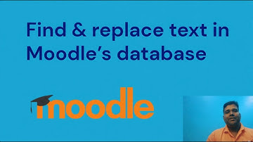 How to Find & Replace Text in the Moodle Database (Step-by-Step)