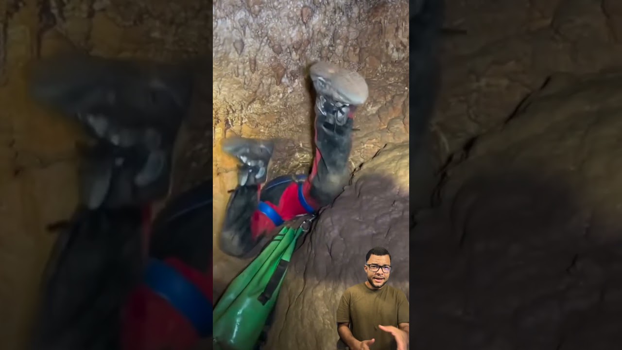 Ele visitou a Caverna mais CLAUSTROFÓBICA do mundo 