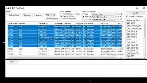 Geometry Points Updates