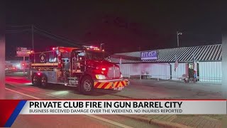 Gun Barrel City private club burns in fire