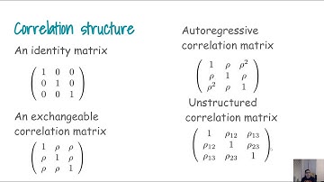 Longitudinal data analysis: Generalized Estimation Equation (GEE)