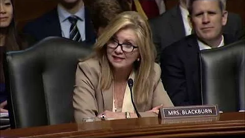 Sen Blackburn at Judiciary Committee Hearing on Tech Censorship 4.10.19